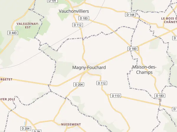 Plan de Magny-Fouchard