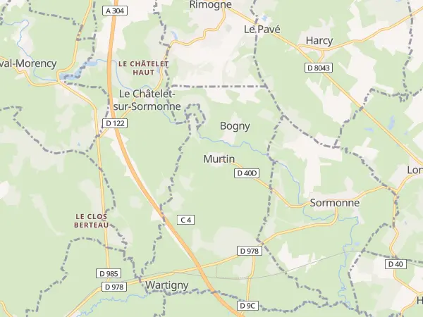 Plan de Murtin-et-Bogny