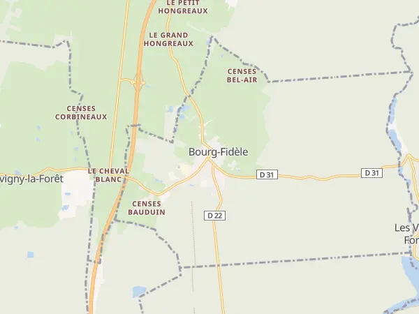Plan de Bourg-Fidèle