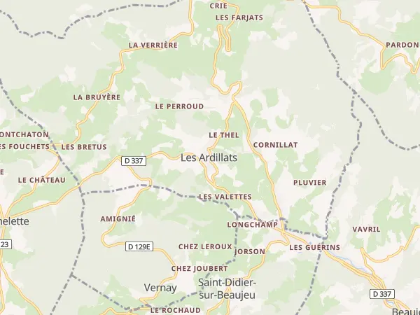 Plan des Ardillats