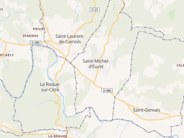 Plan de Saint-Michel-d’Euzet