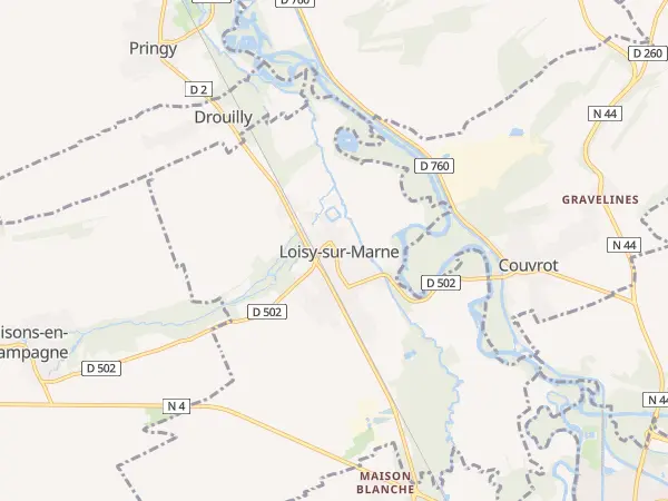 Plan de Loisy-sur-Marne