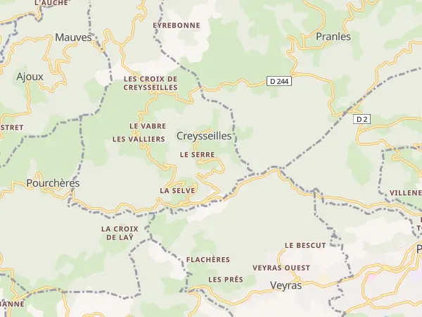 Plan de Creysseilles