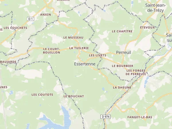 Plan de Essertenne