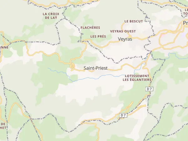 Plan de Saint-Priest