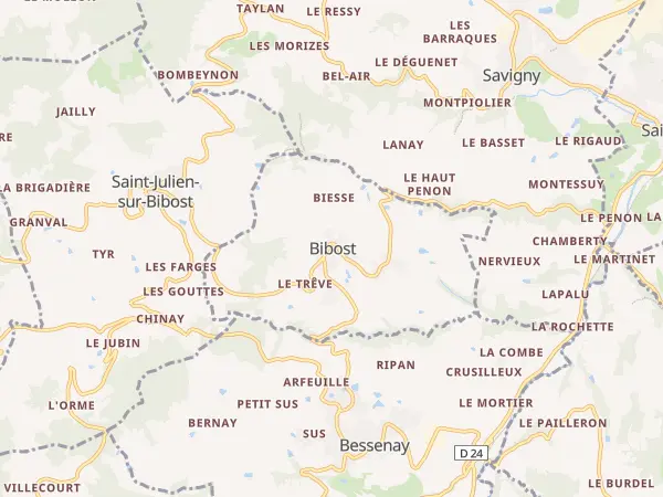 Plan de Bibost