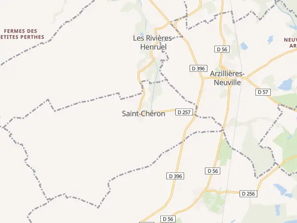 Plan de Saint-Chéron