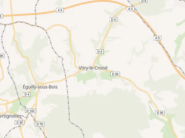 Plan de Vitry-le-Croisé