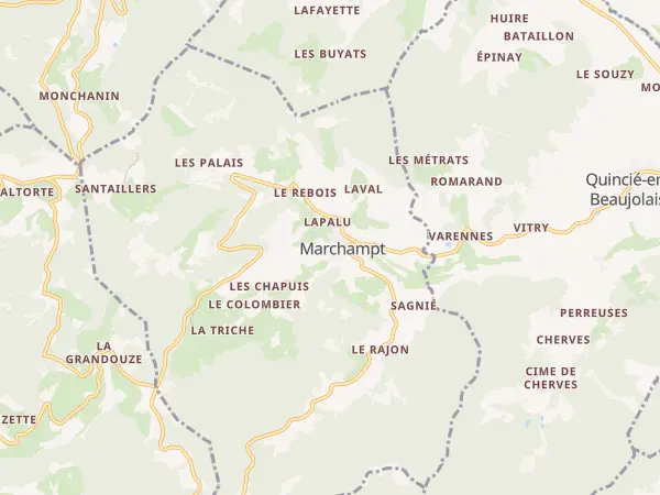 Plan de Marchampt
