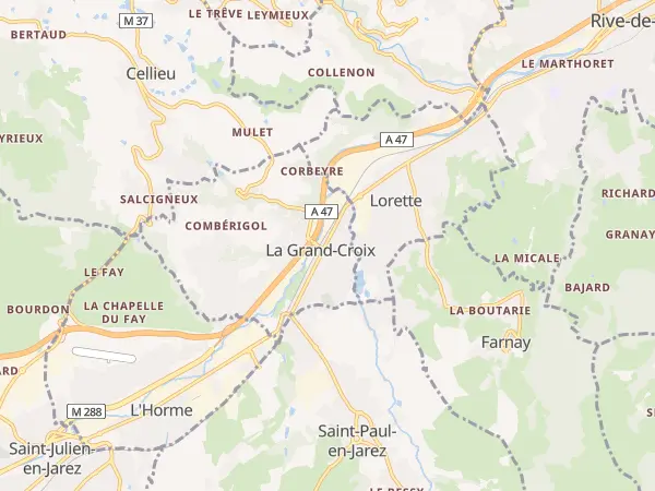 Plan de La Grand-Croix