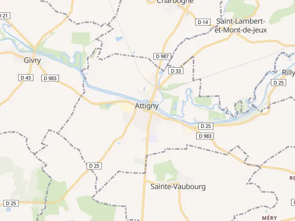 Plan de Attigny