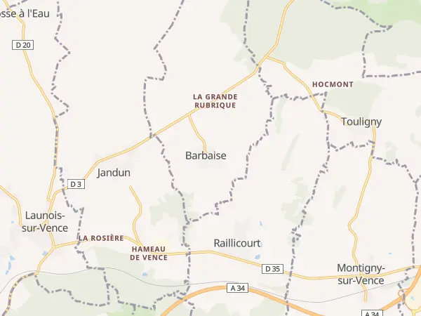 Plan de Barbaise