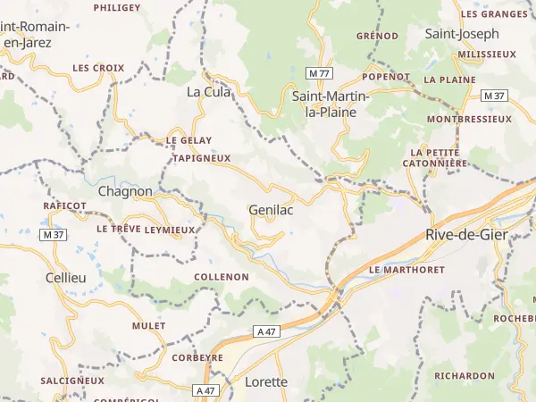 Plan de Genilac