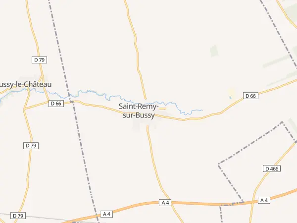 Plan de Saint-Remy-sur-Bussy
