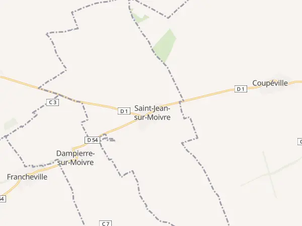 Plan de Saint-Jean-sur-Moivre