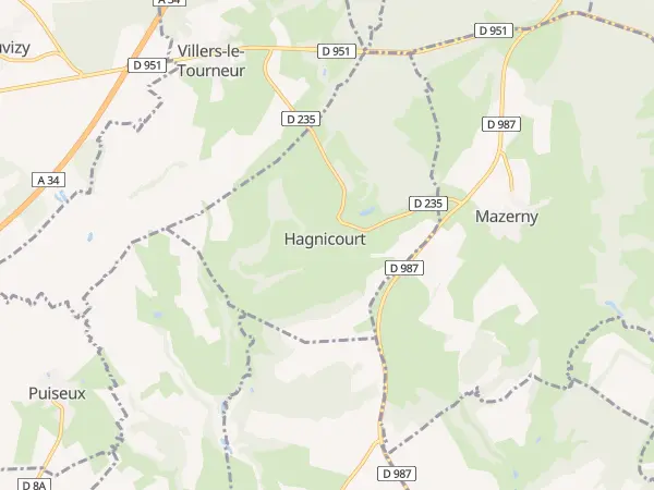 Plan de Hagnicourt