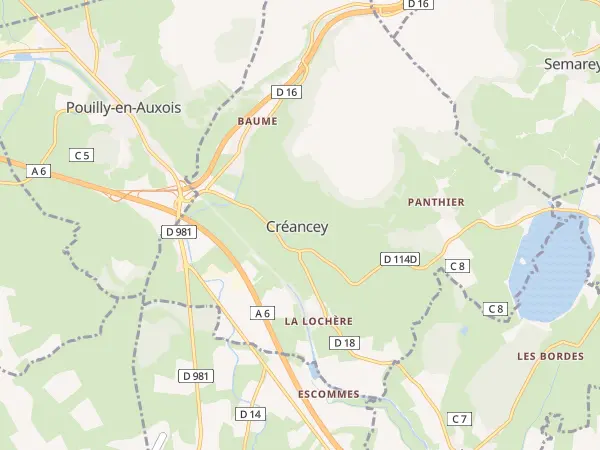 Plan de Créancey