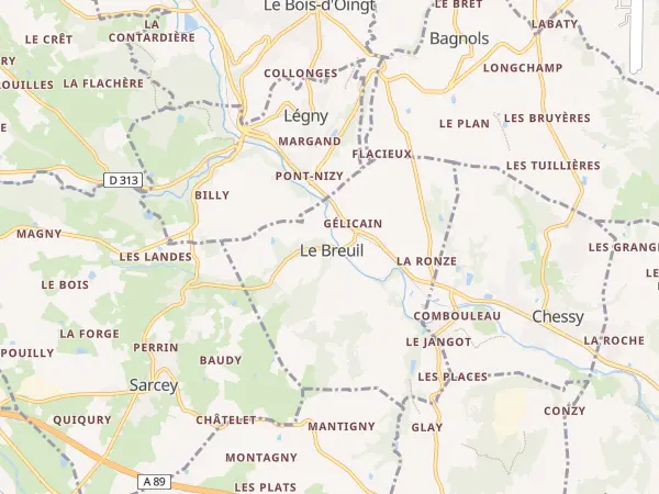 Plan du Breuil