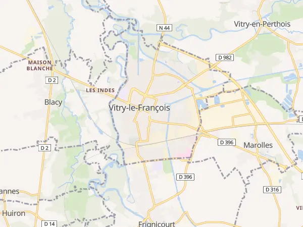 Plan de Vitry-le-François