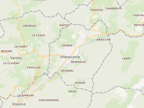 Plan de Villevocance