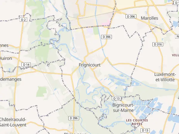 Plan de Frignicourt