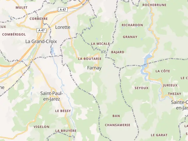 Plan de Farnay