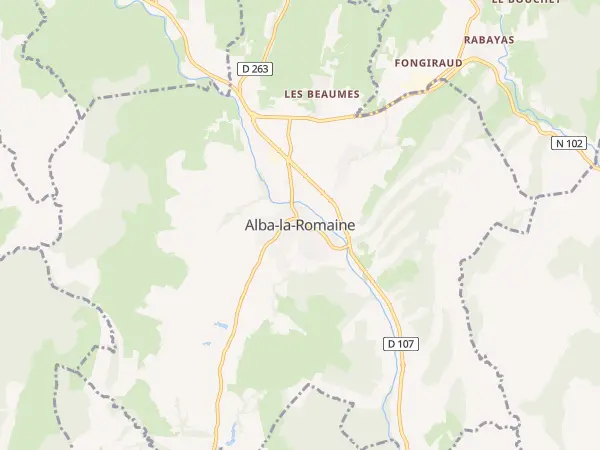 Plan de Alba-la-Romaine