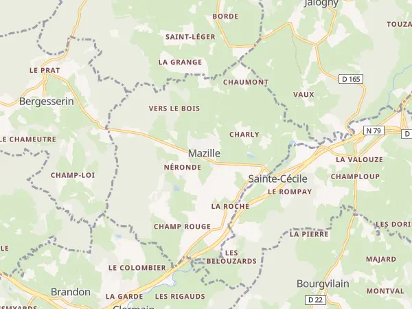 Plan de Mazille