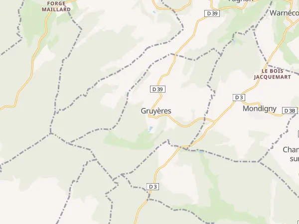 Plan de Gruyères