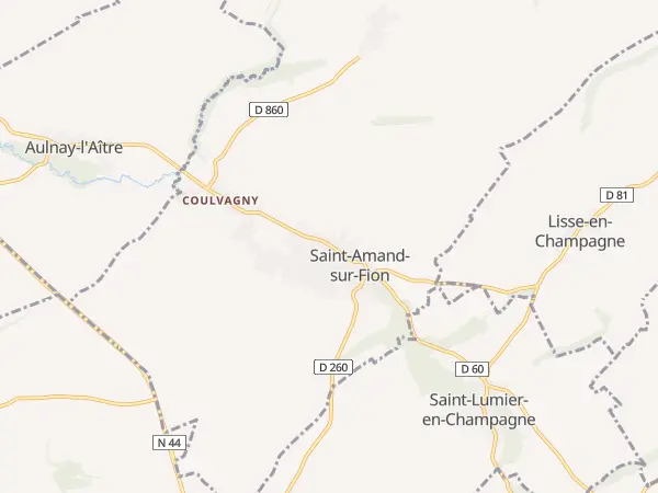 Plan de Saint-Amand-sur-Fion