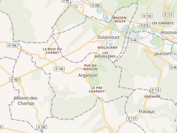 Plan de Argançon