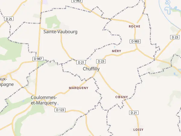Plan de Chuffilly-Roche