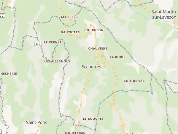 Plan de Sceautres