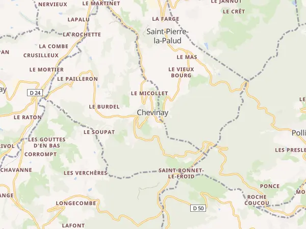 Plan de Chevinay