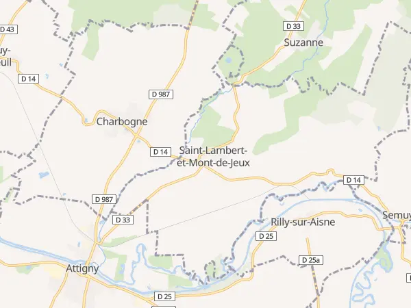 Plan de Saint-Lambert-et-Mont-de-Jeux