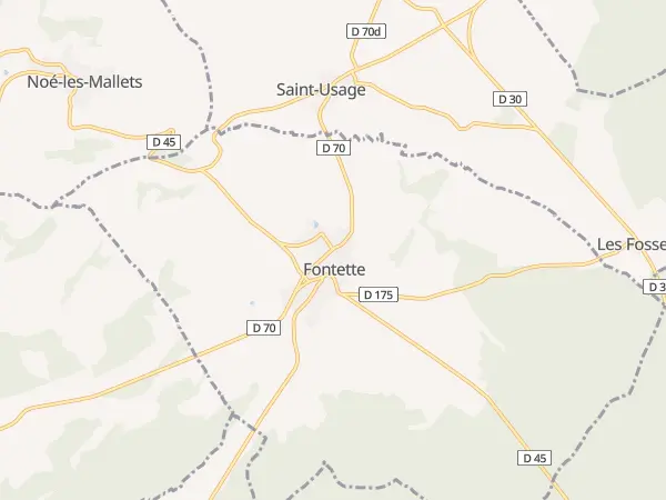 Plan de Fontette