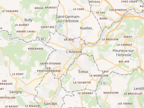 Plan de L’Arbresle