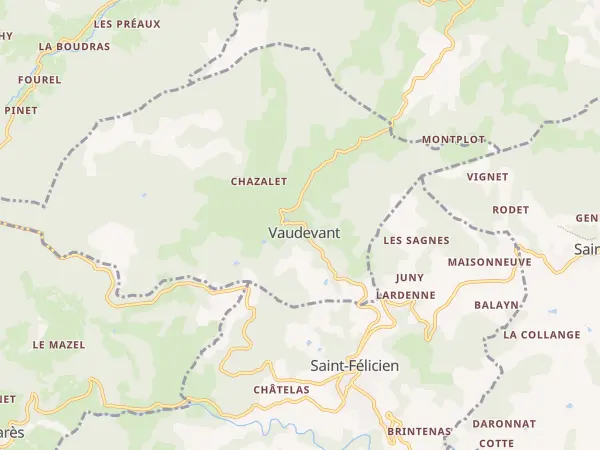 Plan de Vaudevant