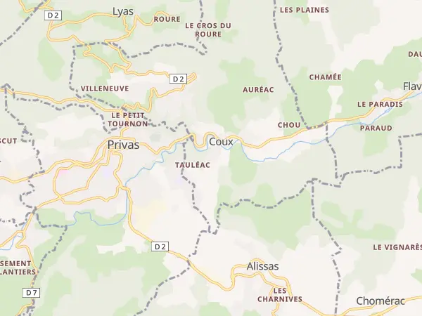 Plan de Coux