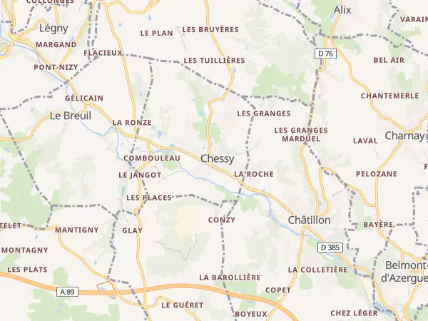 Plan de Chessy
