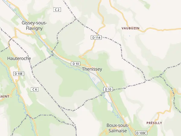 Plan de Thenissey