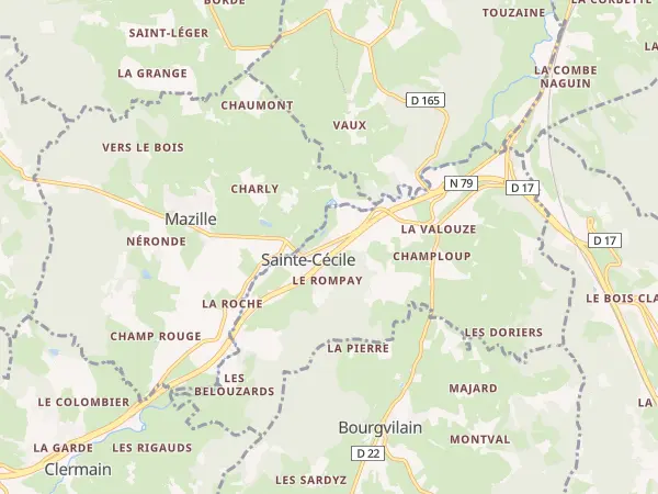 Plan de Sainte-Cécile