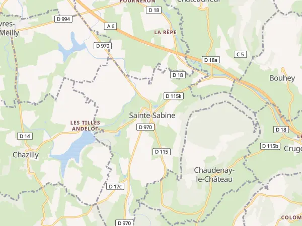 Plan de Sainte-Sabine