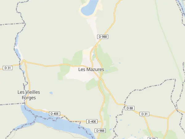 Plan des Mazures