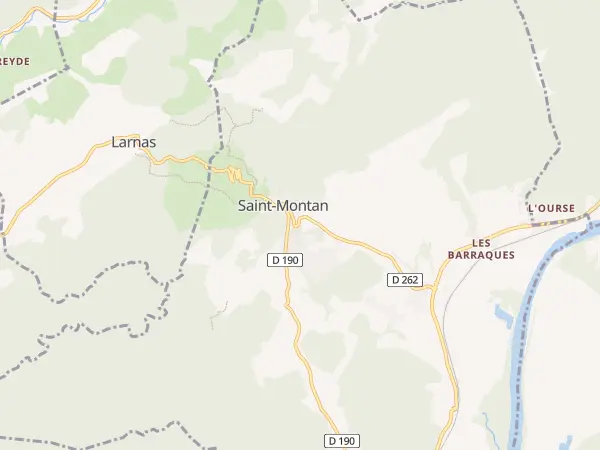 Plan de Saint-Montan