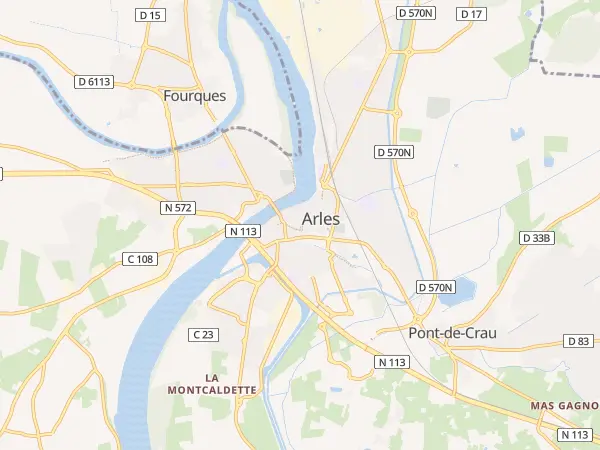 Plan de Arles