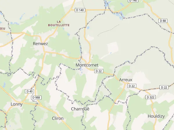 Plan de Montcornet