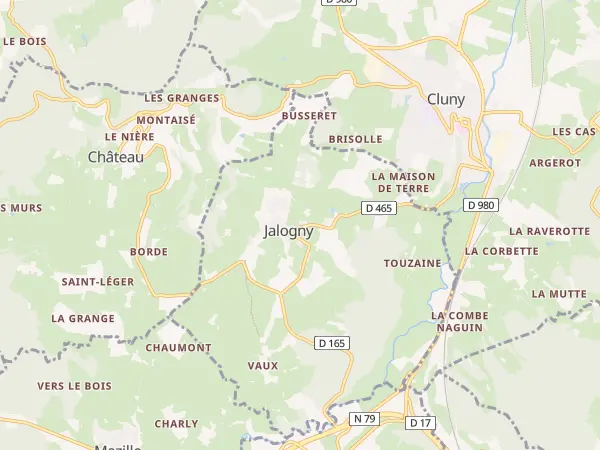 Plan de Jalogny