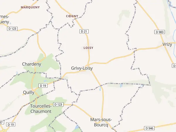 Plan de Grivy-Loisy