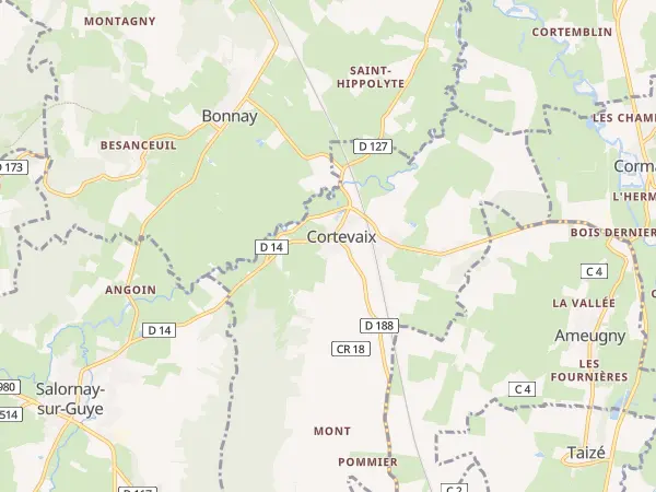 Plan de Cortevaix